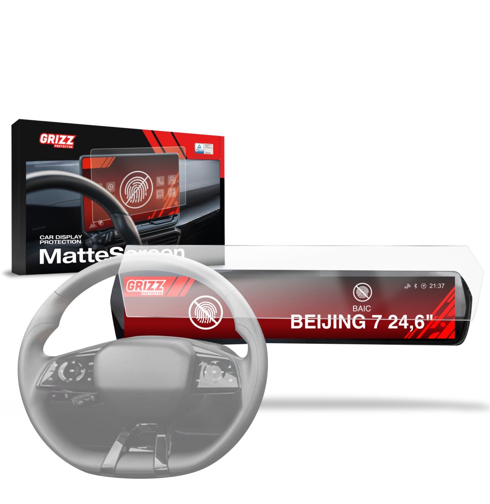 Folia antyodciskowa na ekran BAIC BEIJING 7 (2024-2026) matowa Grizz