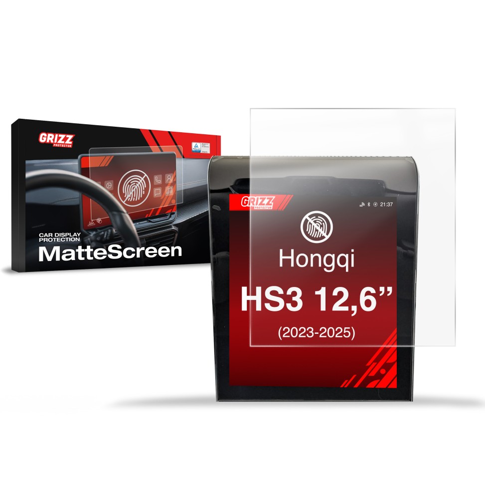 Folia antyodciskowa na ekran Hongqi HS3 12,6" (2023-2026) matowa Grizz