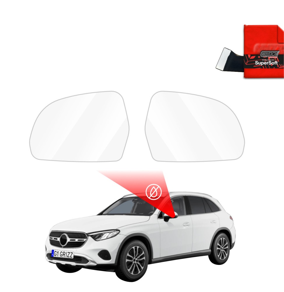 Folia przeciwdeszczowa na lusterka do Mercedes GLC Wagon (2025-2026)