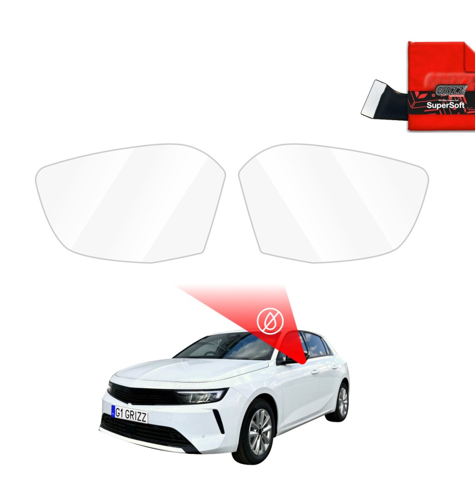 Folia przeciwdeszczowa na lusterka do Opel Astra (2025-2026)