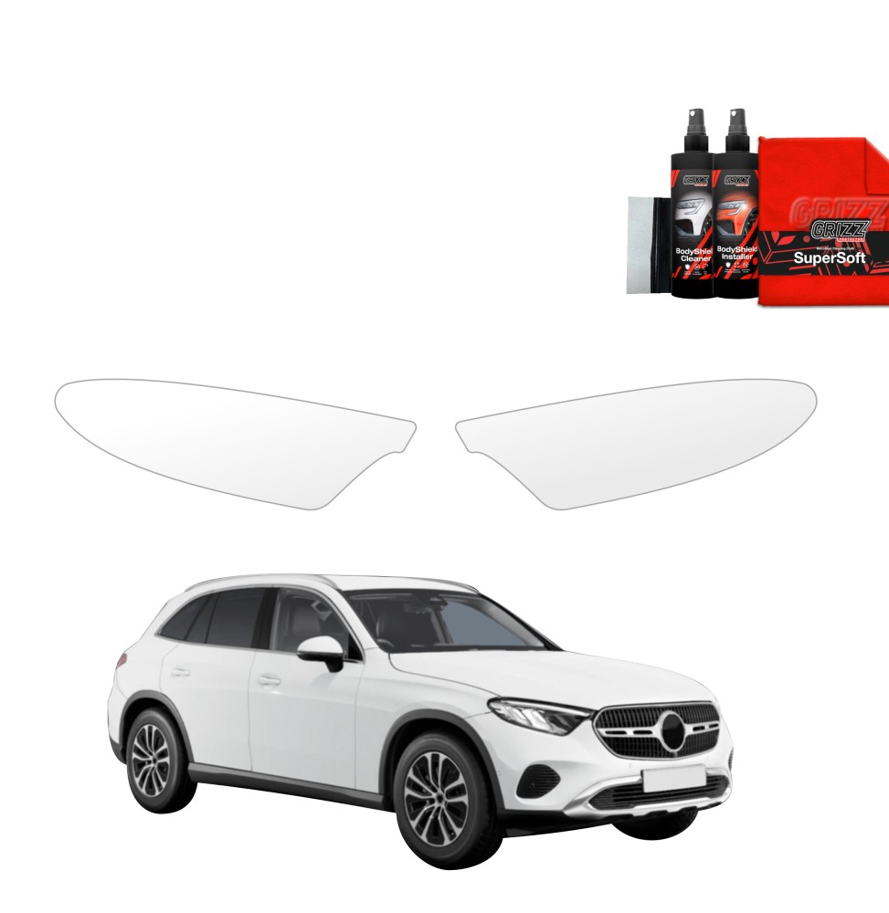 2w1 Folia ochronna na lampy do Mercedes GLC Wagon (2025-2026)