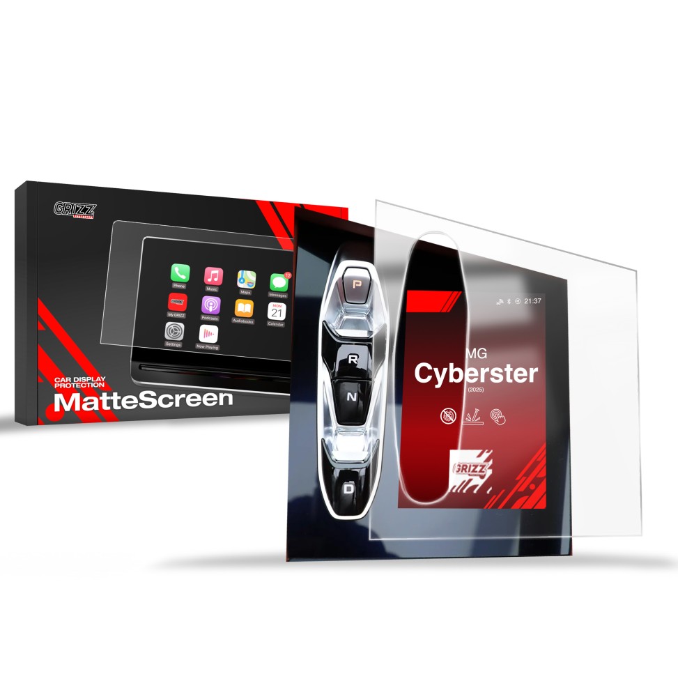 Folia antyodciskowa na ekran MG Cyberster Control Panel (2025-2026) matowa Grizz