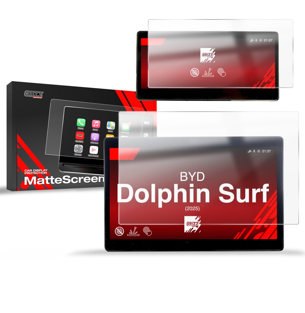 2w1 Folia antyodciskowa na ekran BYD Dolphin Surf (2025-2026) matowa Grizz