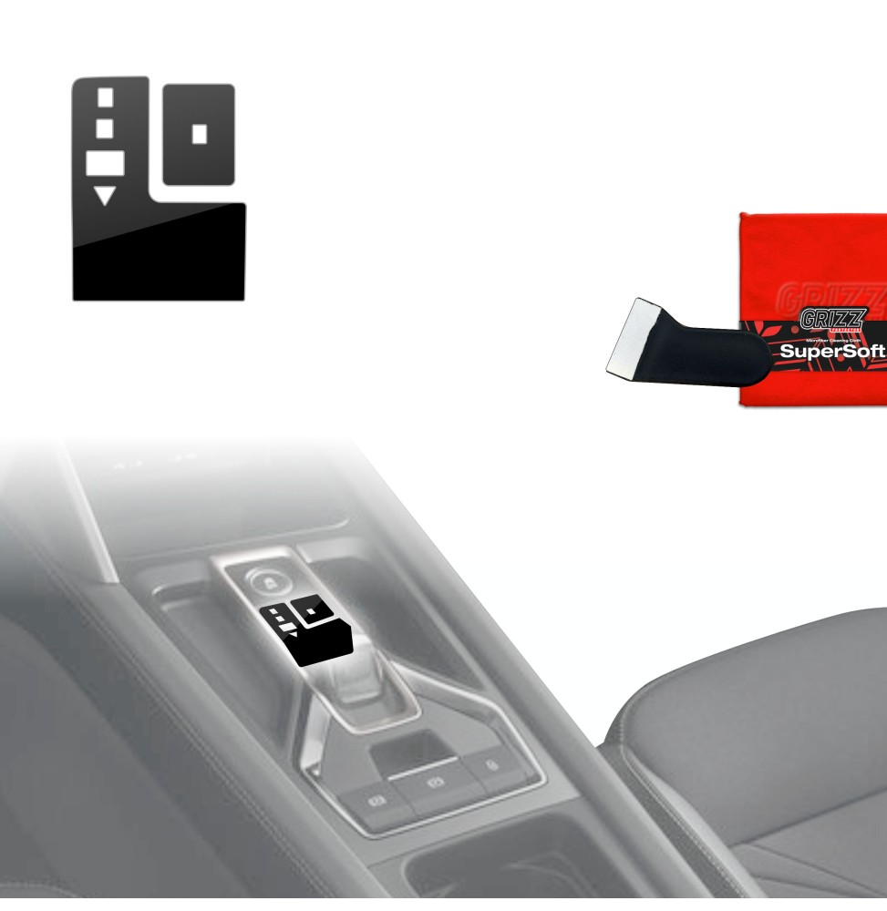 Folia do wnętrza Cupra Formentor Facelift (2024-2026) GRIZZ 2w1 Czarna Połyskująca