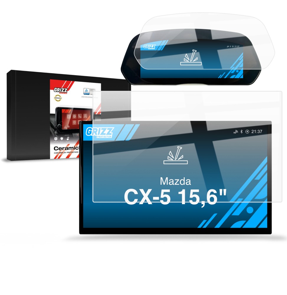 Folia ceramiczna na ekran Mazda CX-5 15,6" (2026) Grizz 2w1