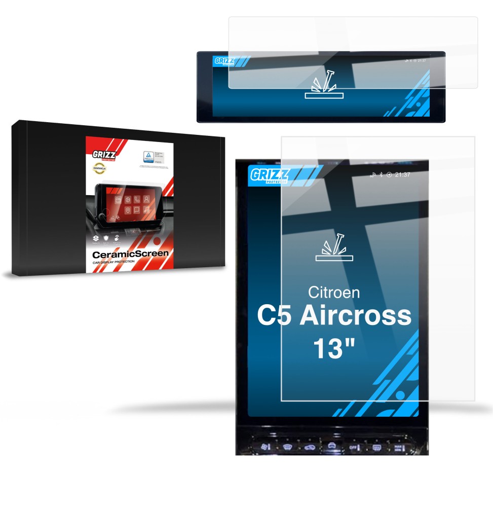 Folia ceramiczna na ekran Citroen C5 Aircross 13" (2026) Grizz 2w1