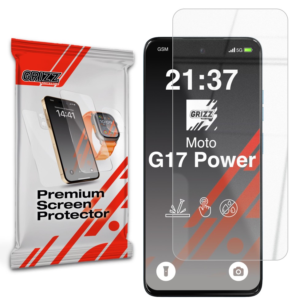 Szkło hybrydowe Grizz do Motorola Moto G17 Power