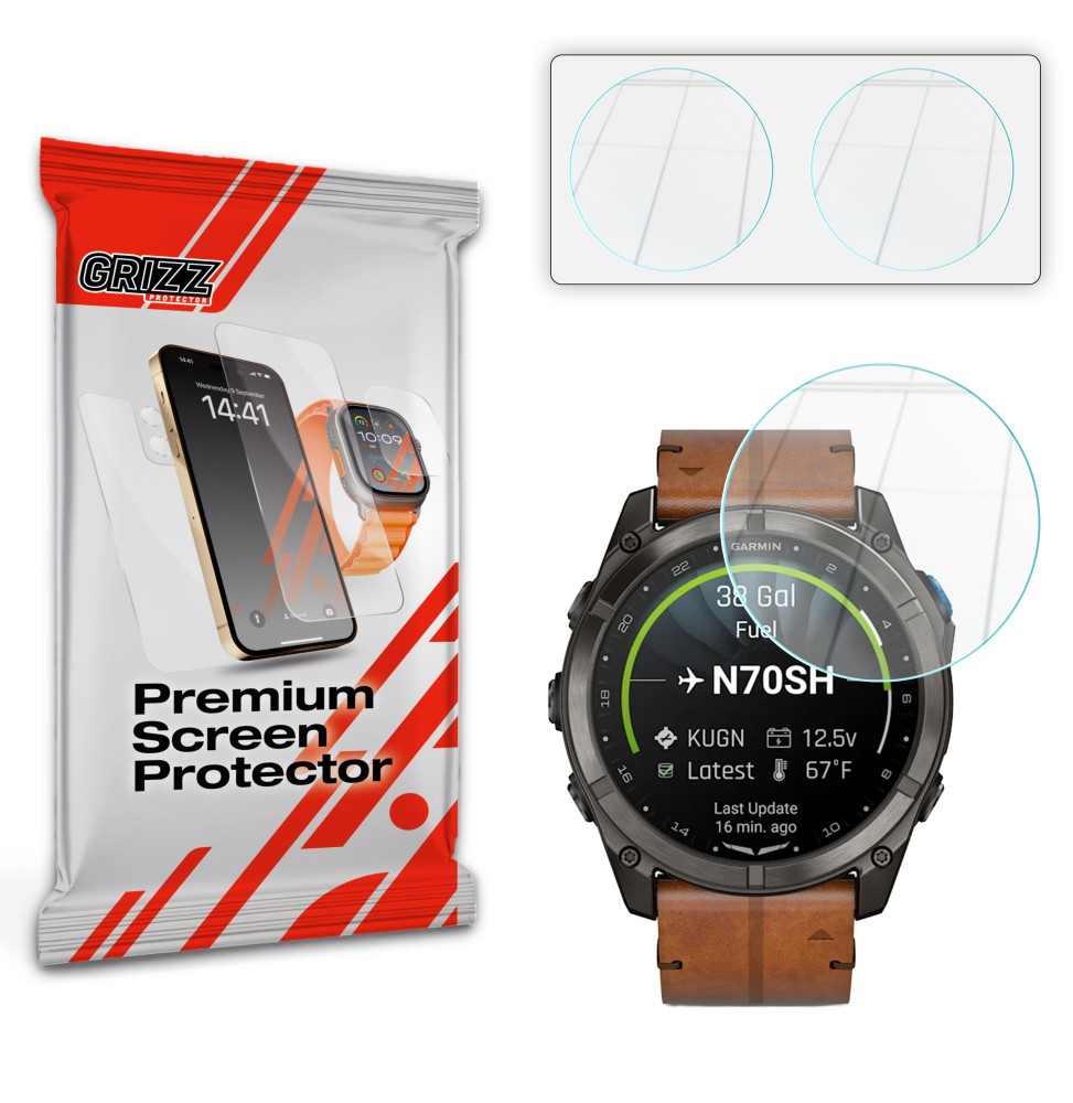 Szkło hybrydowe Grizz do Garmin D2 Mach 2 Pro