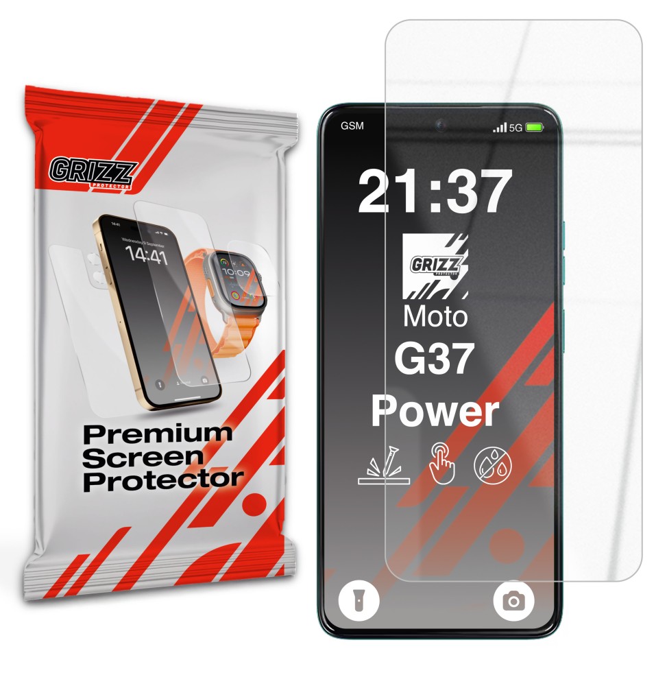 Szkło hybrydowe Grizz do Motorola Moto G37 Power