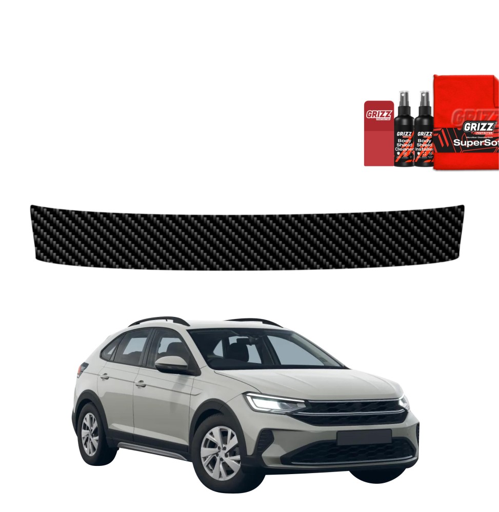 Folia karbonowa na próg bagażnika do Volkswagen Taigo (2026)