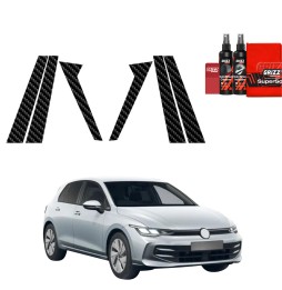 6w1 Folia karbonowa na słupki do Volkswagen Golf 8 Variant (2024-2026)