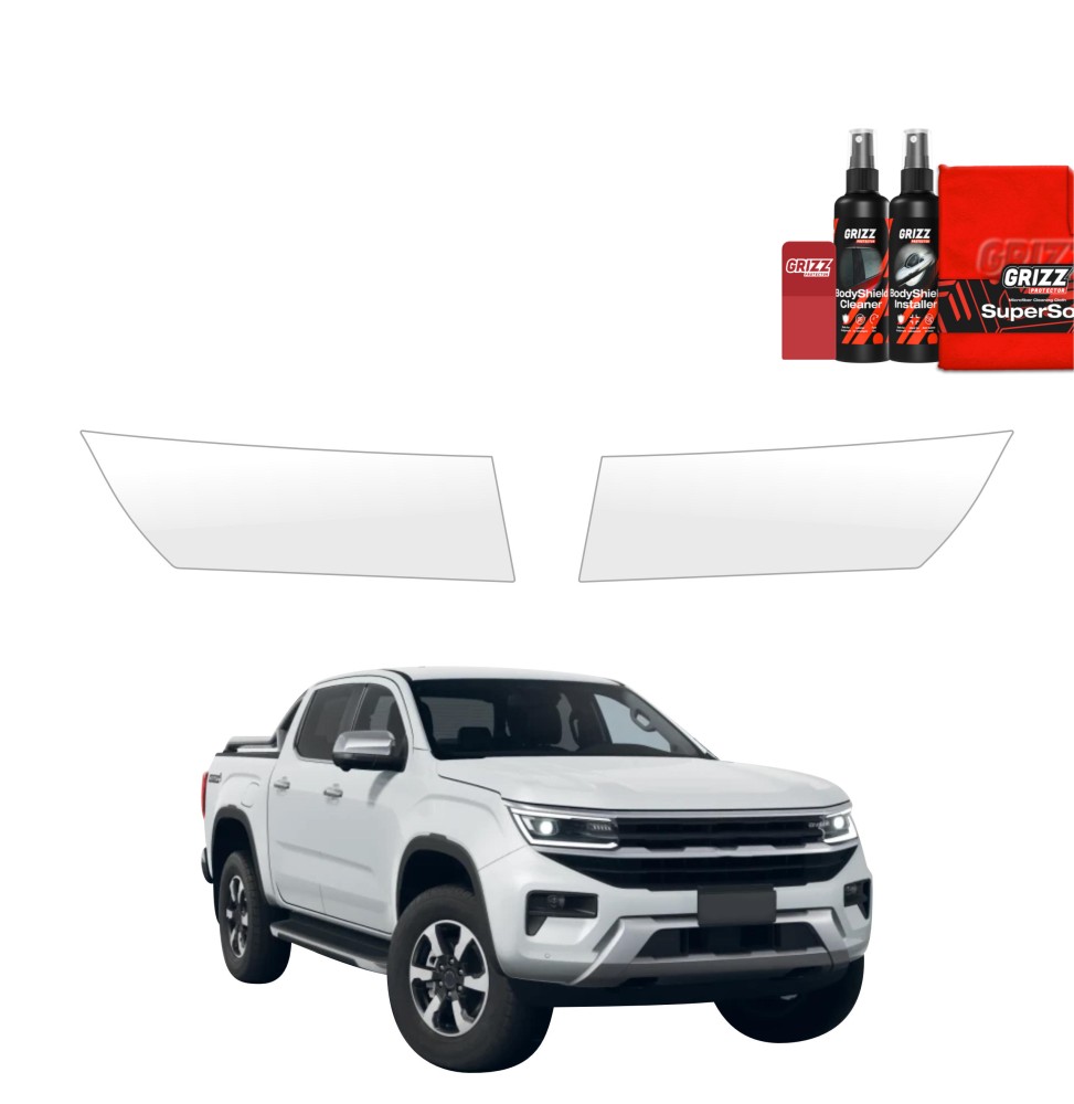 2w1 Folia ochronna na lampy Grizz do Volkswagen Amarok (2023-2026) 