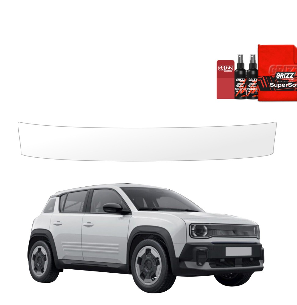 Folia ochronna na próg bagażnika Grizz do Renault R4 (2025-2026)