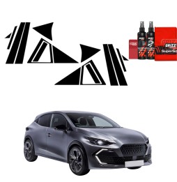 14w1 Czarna folia na słupki do Renault Clio 6 (2026)