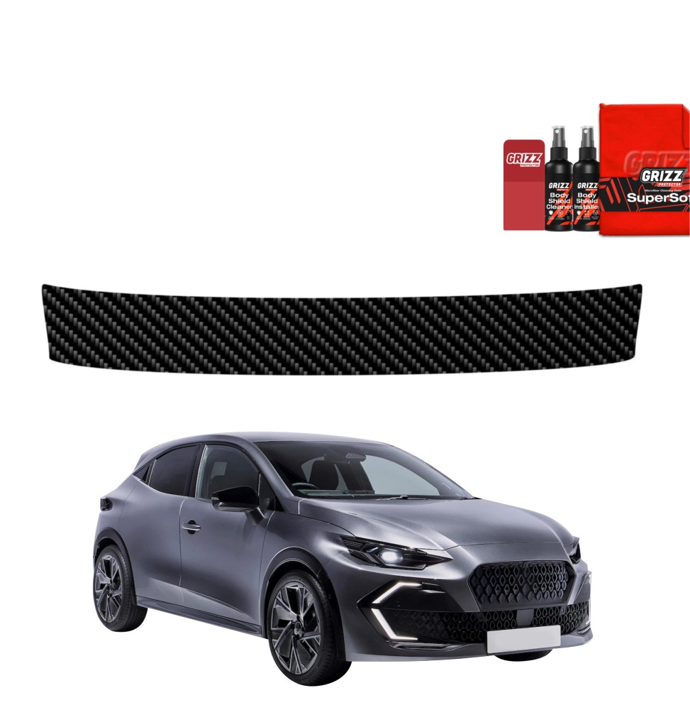 Folia karbonowa na próg bagażnika do Renault Clio 6 (2026)