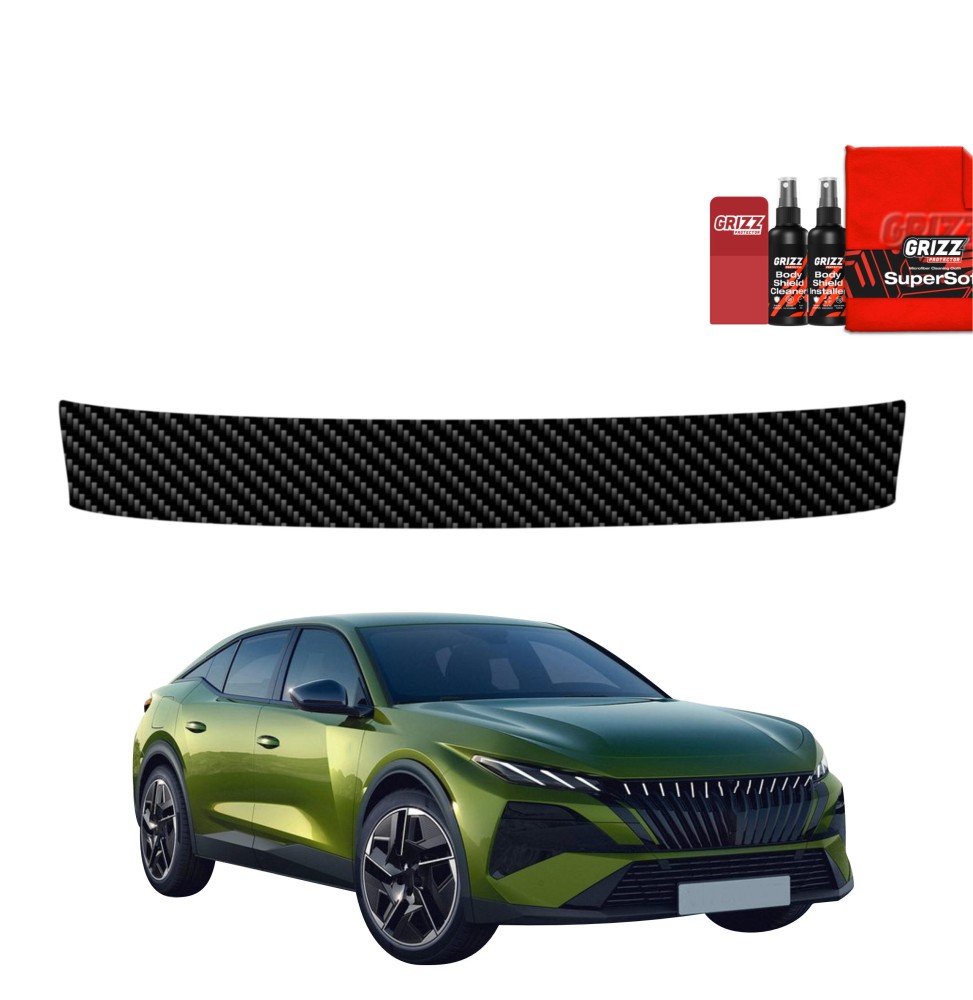 Folia karbonowa na próg bagażnika do Peugeot 408 GT (2026)