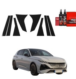 8w1 Folia karbonowa na słupki do Peugeot 308 GT Hatchback (2026)