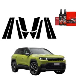 10w1 Czarna folia na słupki do Jeep Compass (2025-2026)