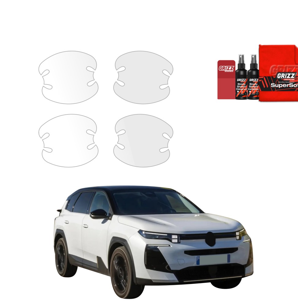4w1 Folia ochronna pod klamki Grizz do Citroen C5 Aircross (2025-2026)