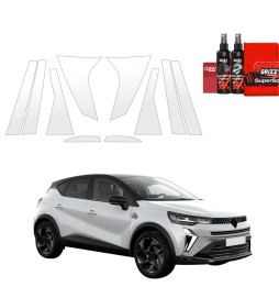 10w1 Folia ochronna na słupki Grizz do Renault Captur (2024-2026)