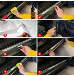 4w1 Folia ochronna na progi Grizz do Citroen C3 Aircross (2025-2026)