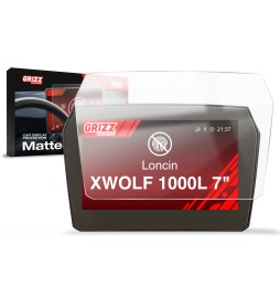 Folia antyodciskowa na ekran Loncin XWOLF 1000L 7" (2025-2026) matowa Grizz