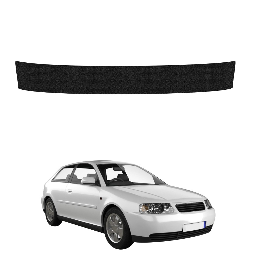 Powłoka techniczna na próg bagażnika do Audi A3 8L Hatchback 3D (1996-2003) GRIZZ HeavyDuty Czarna