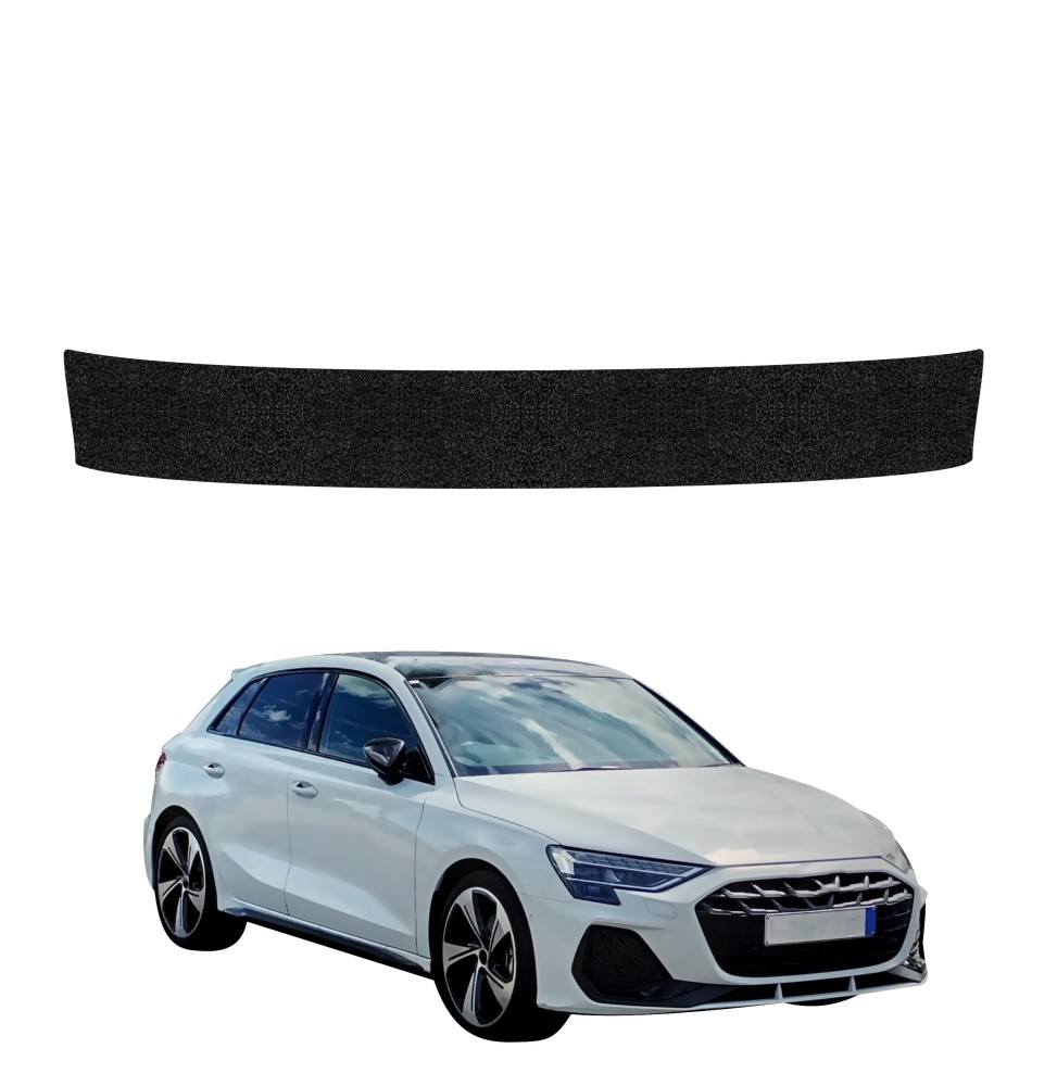 Powłoka techniczna na próg bagażnika do Audi A3 8Y Hatchback 5D (2024-2026) GRIZZ HeavyDuty Czarna