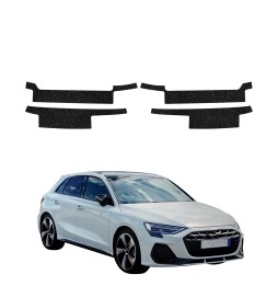 Powłoka techniczna na progi do Audi A3 8Y Hatchback 5D (2024-2026) GRIZZ 4w1 HeavyDuty Czarna