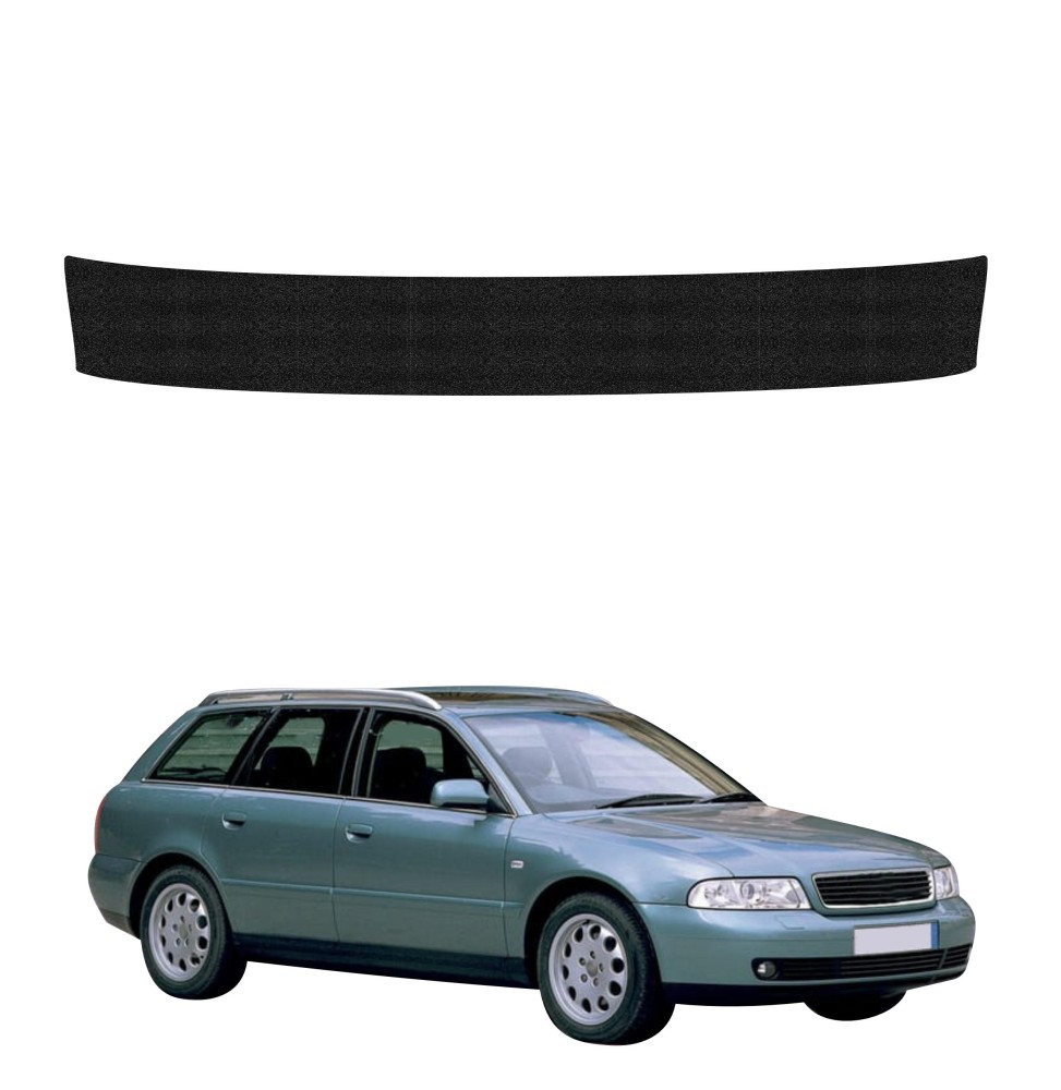 Powłoka techniczna na próg bagażnika do Audi A4 B5 Avant (1994-2001) GRIZZ HeavyDuty Czarna