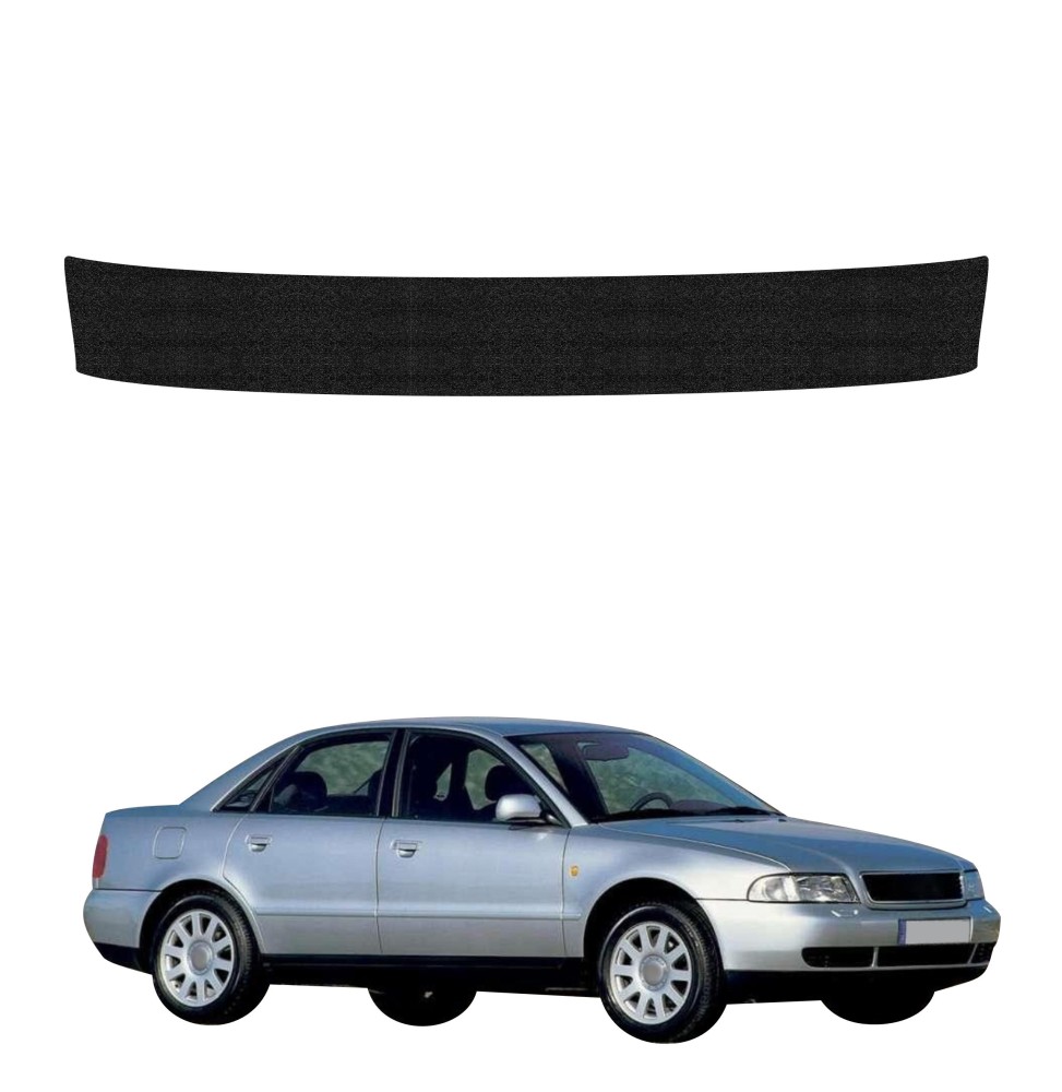 Powłoka techniczna na próg bagażnika do Audi A4 B5 Sedan (1994-2001) GRIZZ HeavyDuty Czarna