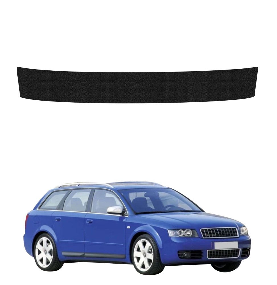Powłoka techniczna na próg bagażnika do Audi A4 B6 Avant (2000-2006) GRIZZ HeavyDuty Czarna