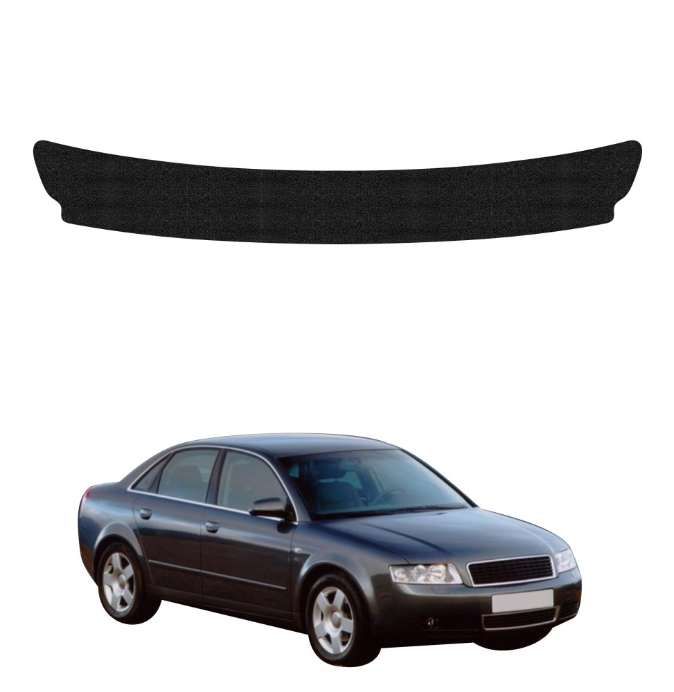 Powłoka techniczna na próg bagażnika do Audi A4 B6 Sedan (2000-2006) GRIZZ HeavyDuty Czarna