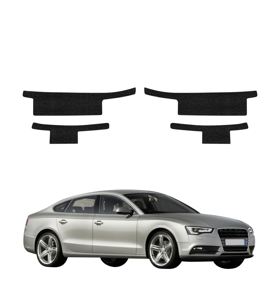 Powłoka techniczna na progi do Audi A5 8T SUV 5D (2007-2016) GRIZZ 4w1 HeavyDuty Czarna