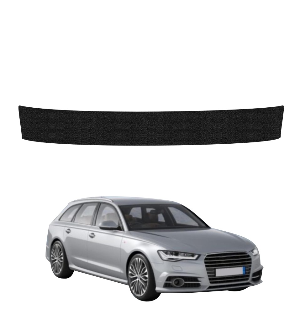 Powłoka techniczna na próg bagażnika do Audi A6 C7 Avant Facelifting (2014-2018) GRIZZ HeavyDuty Czarna