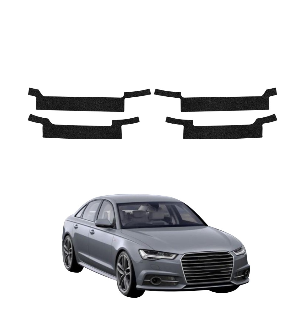 Powłoka techniczna na progi do Audi A6 C7 Sedan (2011-2014) GRIZZ 4w1 HeavyDuty Czarna