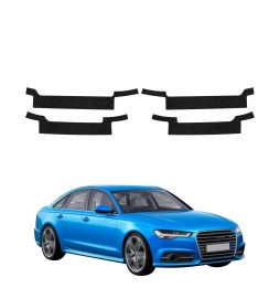 Powłoka techniczna na progi do Audi A6 C7 Sedan Facelifting (2014-2018) GRIZZ 4w1 HeavyDuty Czarna