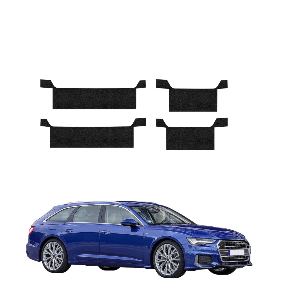 Powłoka techniczna na progi do Audi A6 C8 Kombi (2018-2023) GRIZZ 4w1 HeavyDuty Czarna