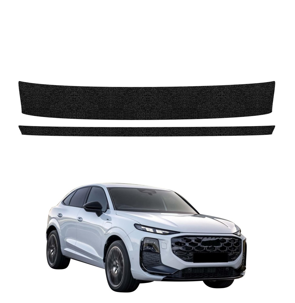 Powłoka techniczna na próg bagażnika do Audi Q3 Sportback (2025-2026) GRIZZ 2w1 HeavyDuty Czarna