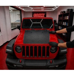 Powłoka techniczna na próg bagażnika do Audi Q5 Sportback (2025-2026) GRIZZ HeavyDuty Czarna