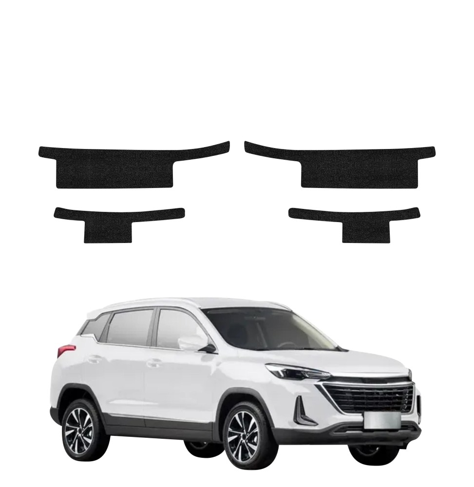 Powłoka techniczna na progi do BAIC BEIJING 3 (2023-2026) GRIZZ 4w1 HeavyDuty Czarna