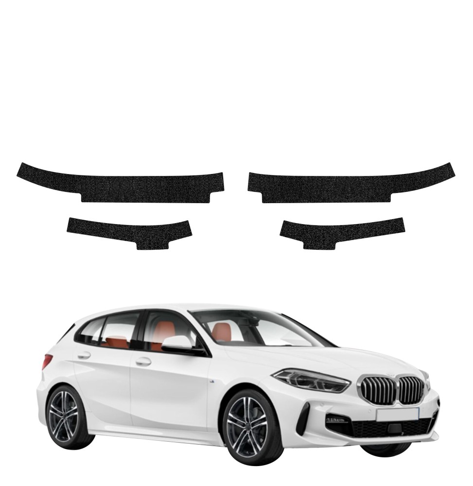 Powłoka techniczna na progi do BMW 1 118i (2020-2026) GRIZZ 4w1 HeavyDuty Czarna