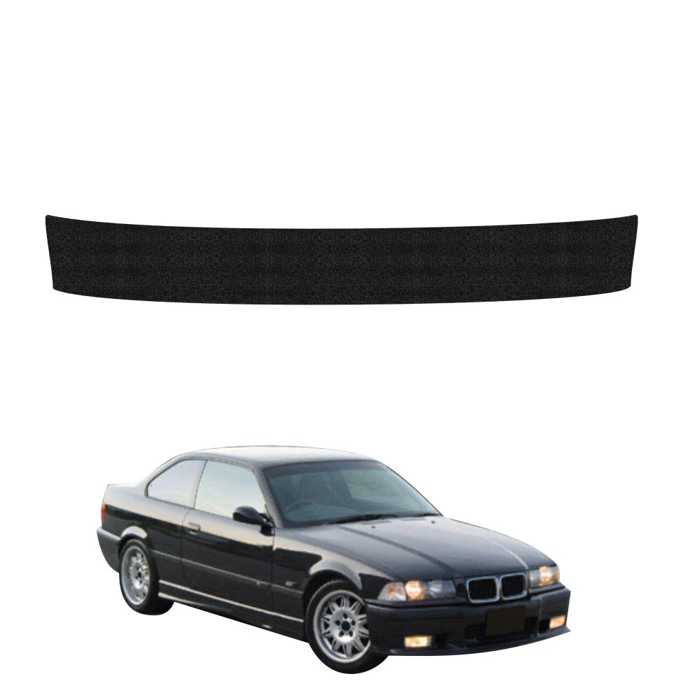 Powłoka techniczna na próg bagażnika do BMW 3 E36 Coupe (1991-1999) GRIZZ HeavyDuty Czarna