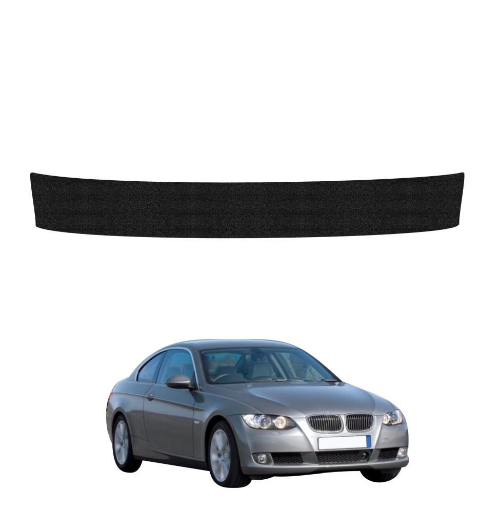 Powłoka techniczna na próg bagażnika do BMW 3 E92 Coupe Pre-LCI (2006-2010) GRIZZ HeavyDuty Czarna