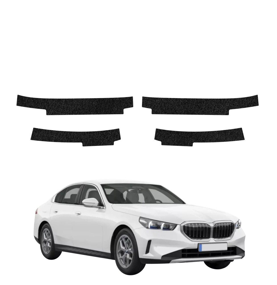 Powłoka techniczna na progi do BMW 5 Sedan G60 520i (2024-2026) GRIZZ 4w1 HeavyDuty Czarna