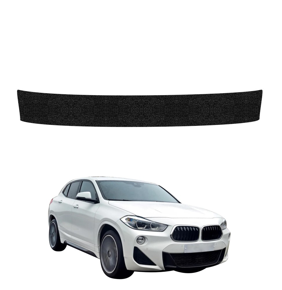 Powłoka techniczna na próg bagażnika do BMW X2 (2017-2023) GRIZZ HeavyDuty Czarna