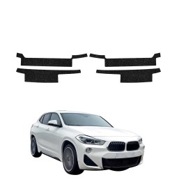 Powłoka techniczna na progi do BMW X2 (2017-2023) GRIZZ 4w1 HeavyDuty Czarna