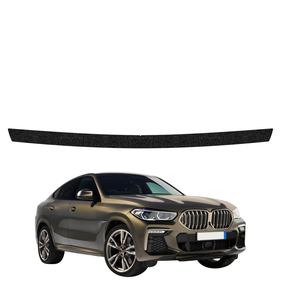 Powłoka techniczna na próg bagażnika do BMW X6M (2019-2023) GRIZZ HeavyDuty Czarna