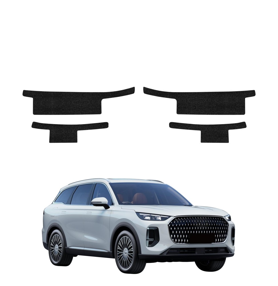 Powłoka techniczna na progi do Chery Tiggo 9 (2025-2026) GRIZZ 4w1 HeavyDuty Czarna