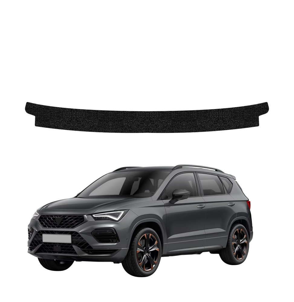 Powłoka techniczna na próg bagażnika do Cupra Ateca (2020-2026) GRIZZ HeavyDuty Czarna